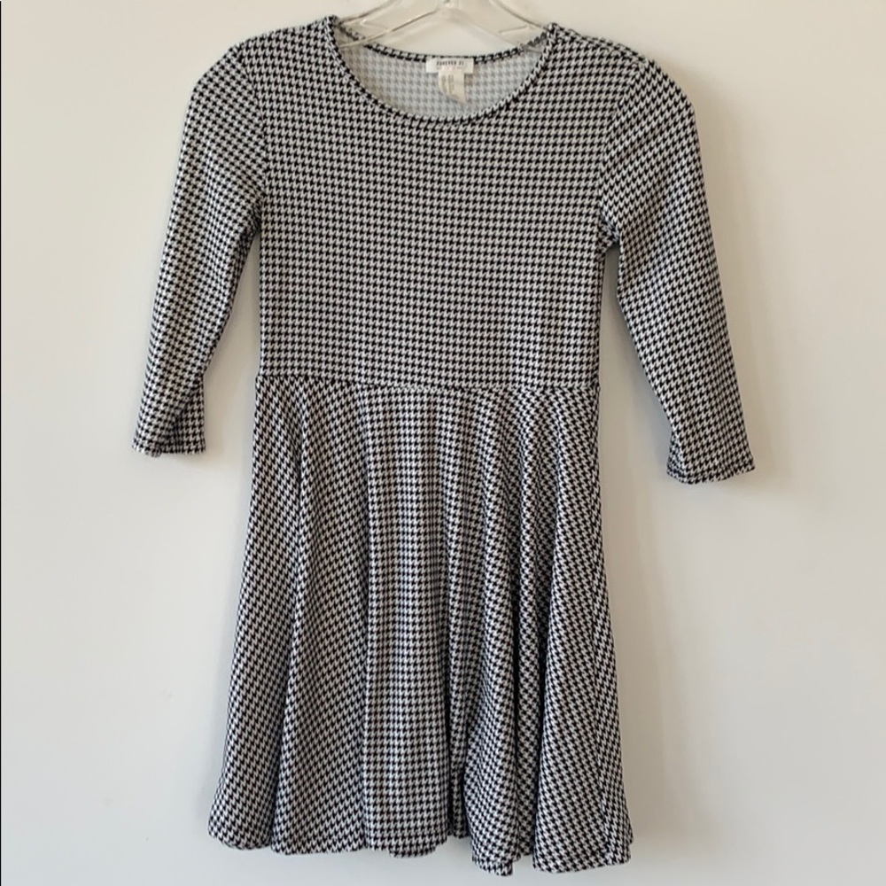 Forever 21 Girls Houndstooth Dress #C0038